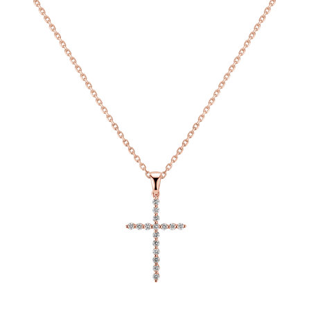 Přívěsok s diamantmi Serenity Cross