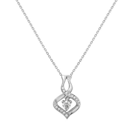 Přívěsok s diamantmi Diamond Lovers