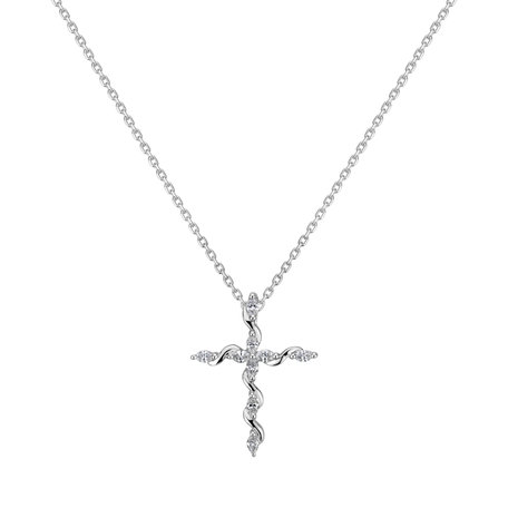 Přívěsok s diamantmi Nature Cross