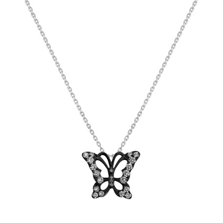 Přívěsok s diamantmi Butterfly Gem