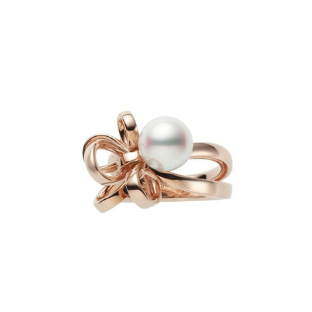 Prsten s mořskou perlou Akoya Jeux De Rubans