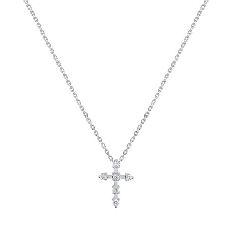 Náhrdelník s diamantmi Sparkling Cross